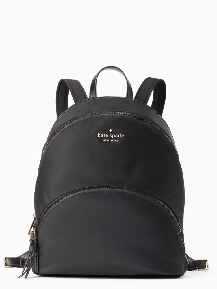 Women's black karissa nylon large backpack | Kate Spade New York UK