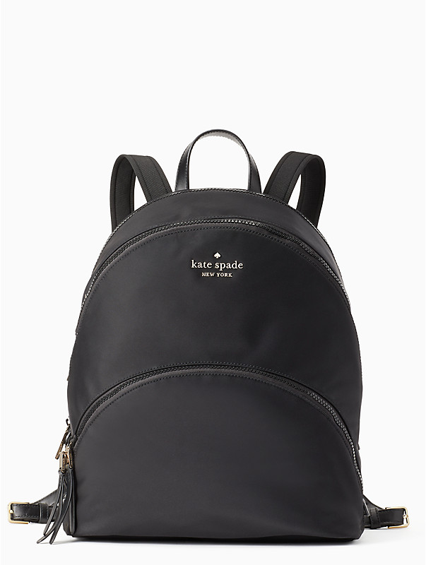 Women's black karissa nylon large backpack | Kate Spade New York UK