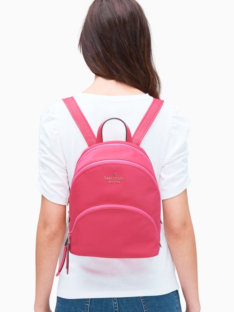 karissa nylon medium backpack by kate spade new york hover view