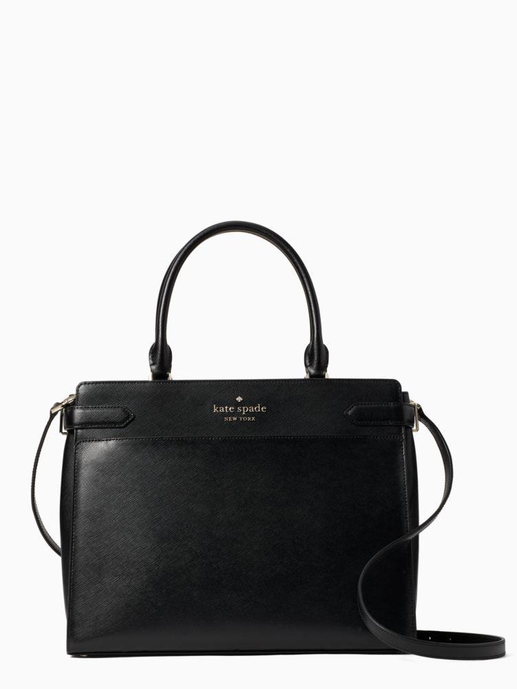 Kate Spade WKRU6949 staci large satchel in black
