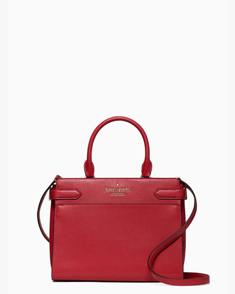 Kate Spade,staci medium satchel,satchels,Red Currant