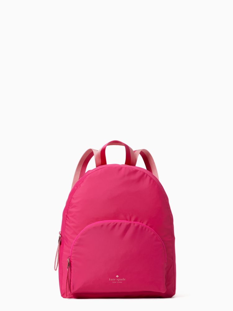 arya packable backpack, bright magenta, productThumbnail