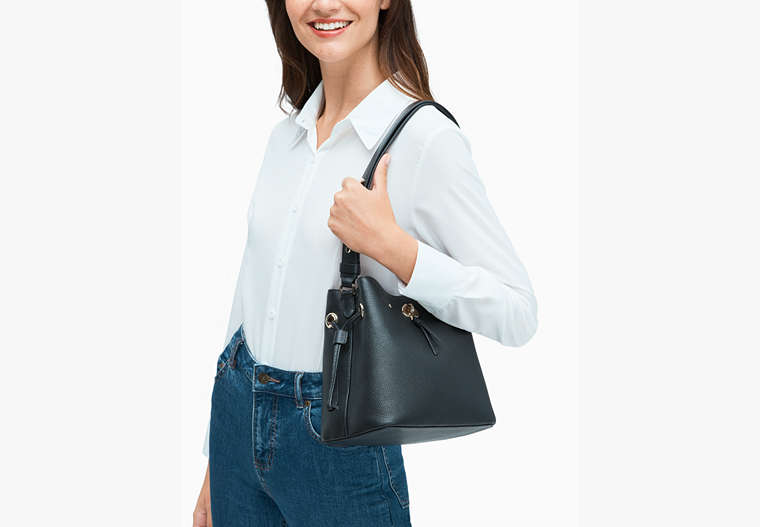 Marti Small Bucket Bag, Black, Product