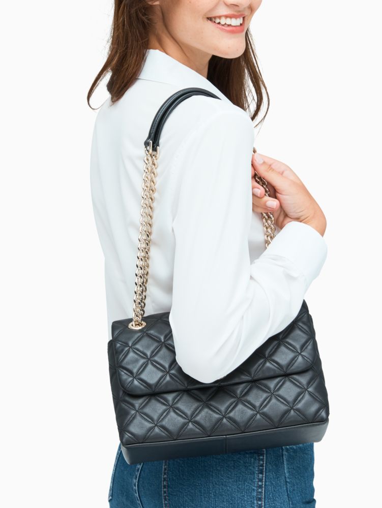 Black Kate Spade shoulder bag for everyday wear