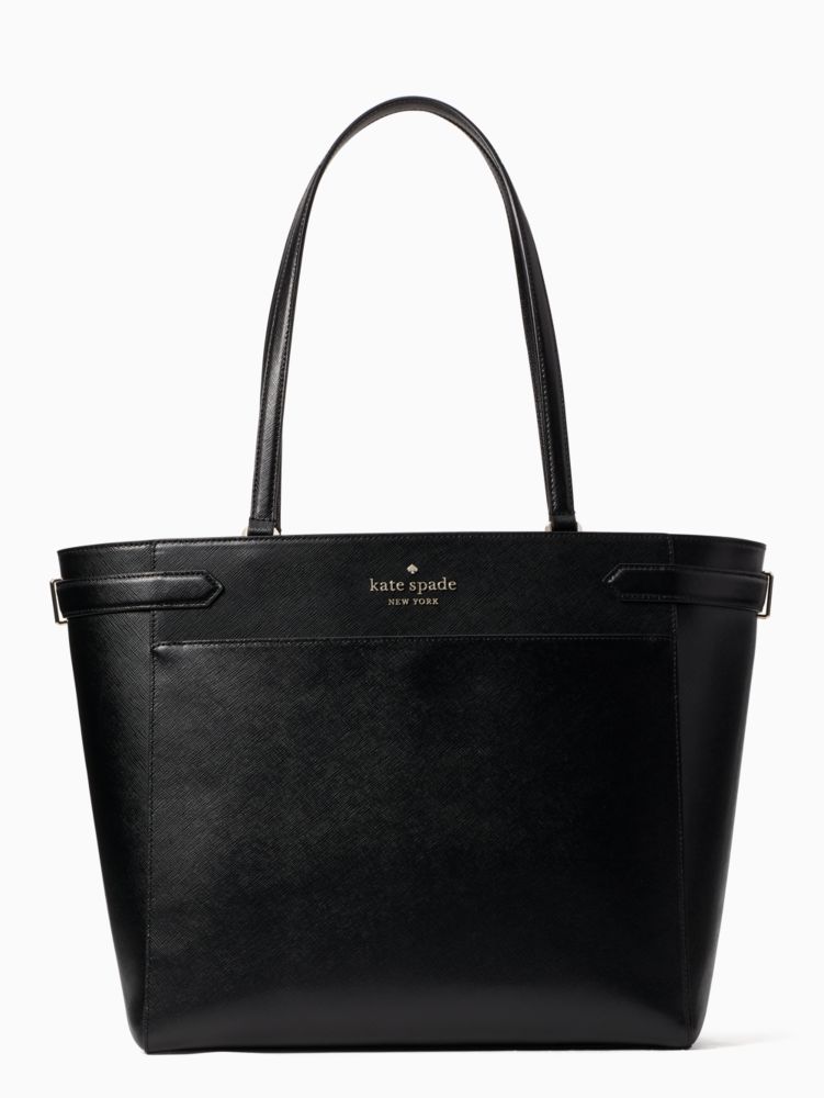 Arriba 33+ imagen kate spade laptop bag black