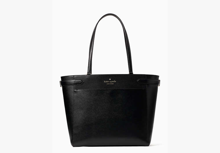 Staci Laptop Tote, Black, Product