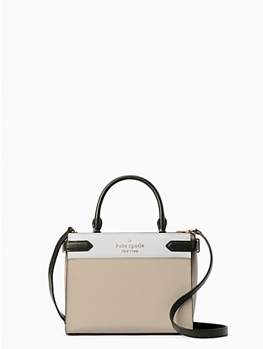 staci colorblock saffiano leather small satchel, , rr_productgrid