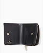 Staci Colorblock Small L-zip Bifold Wallet, Warm Beige Multi, Product