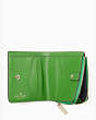 Staci Colorblock Small L-zip Bifold Wallet, Verona Green Multi, Product