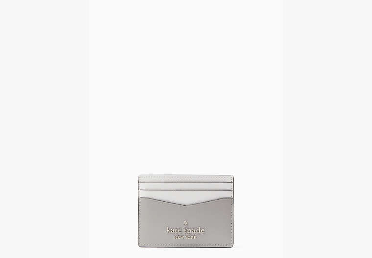 Staci Small Slim Card Holder, Nimbus Grey Multi, Product