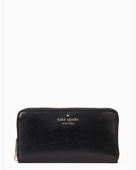 Staci Large Continental Wallet, Black, ProductTile