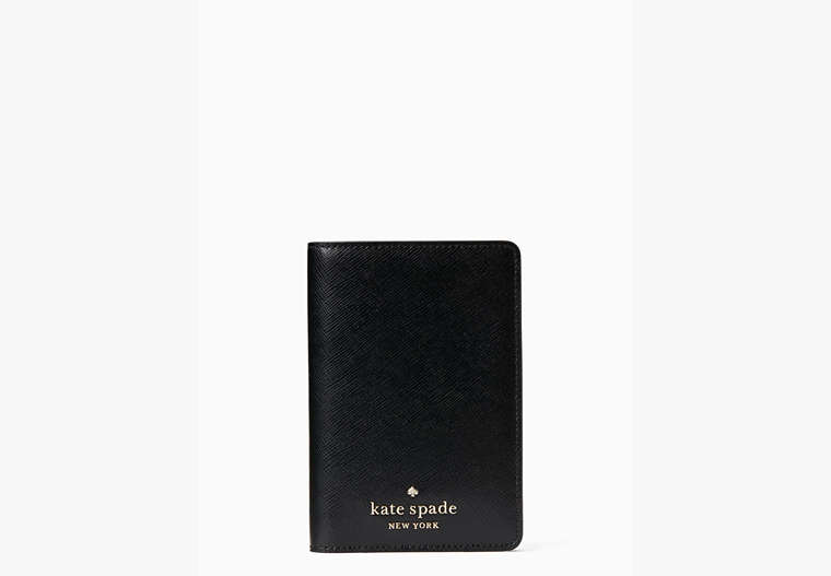 Staci Passport Holder, Black, Product