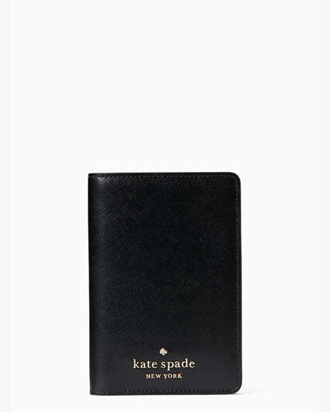 Staci Passport Holder, Black, ProductTile