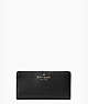 Staci Large Slim Bifold Wallet, Black, ProductTile