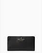 Staci Large Slim Bifold Wallet, Black, Product