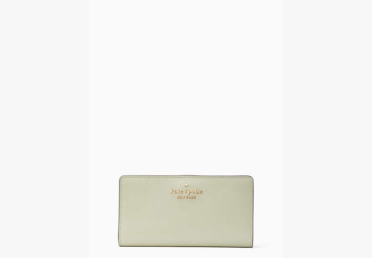 Staci Large Slim Bifold Wallet, Sage, Product