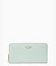 Leila Large Continental Wallet, Seawater, Product