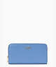 Kate Spade,Leila Large Continental Wallet,Fresh Blueberry