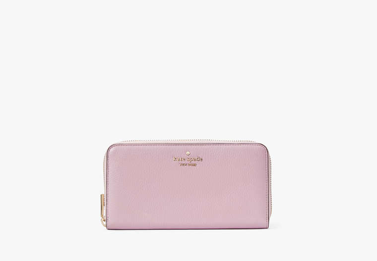 Kate Spade,Leila Large Continental Wallet,Quartz Pink image number 0