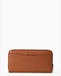 Leila Large Continental Wallet, Warm Gingerbread, Product