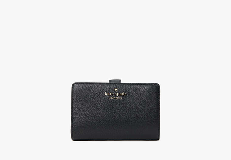 Leila Medium Compartment Bifold Wallet, Black, Product image number 0