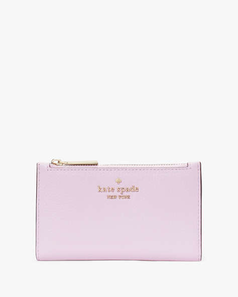 Kate Spade,Leila Small Slim Bifold Wallet,Quartz Pink