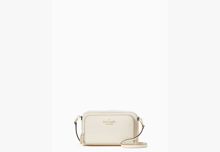 Staci Dual Zip-around Crossbody, Parchment, Product image number 0