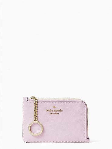 DARCY REFINED GRAIN LEATHER MEDIUM L-ZIP CARD HOLDER, , rr_productgrid