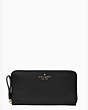Chelsea Large Continental Wallet, Black, Product
