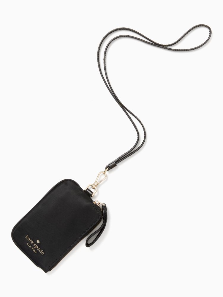 Chelsea Nylon Card Case Lanyard Kate Spade Surprise