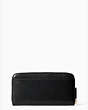 Schuyler Large Continental Wallet, Black, Product