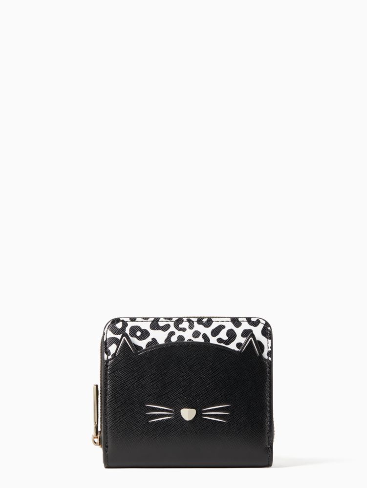 Meow Cat Small Zip Around Wallet | Kate Spade Surprise