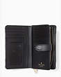 Natalia Medium Compact Bifold Wallet, Black, Product