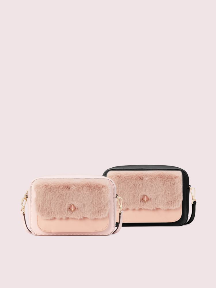 kate spade fur purse
